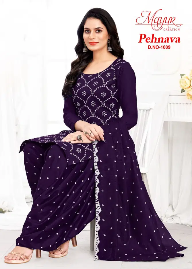 Pehnava Vol 1 By Mayur Printed Cotton Dress Material Wholesale Shop In Surat
